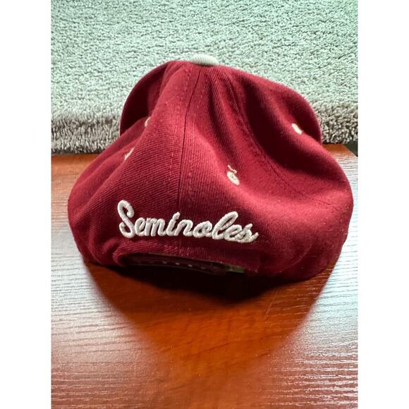 Florida Seminoles FSU Hat Mens One Size Red White Snap Back Cap Zephyr * - Picture 5 of 9